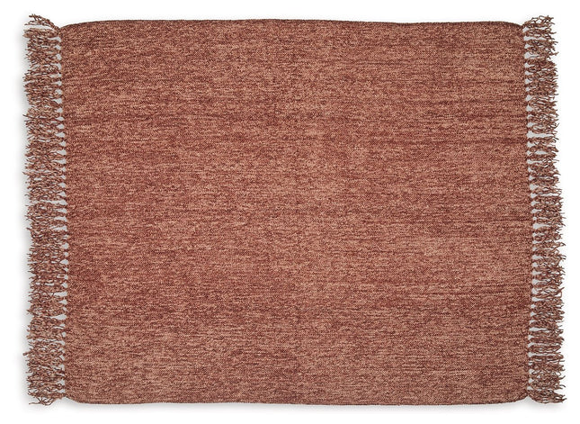 Tamish - Rust - Throw (Set of 3) - Tony's Home Furnishings