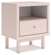 Thumbnail for Wistenpine - Blush - One Drawer Night Stand - Tony's Home Furnishings