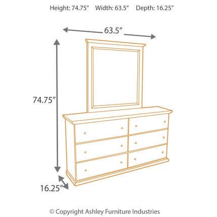 Bostwick - Dresser Ashley Furniture 