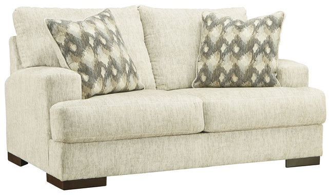 Caretti - Parchment - Loveseat Signature Design by Ashley® 