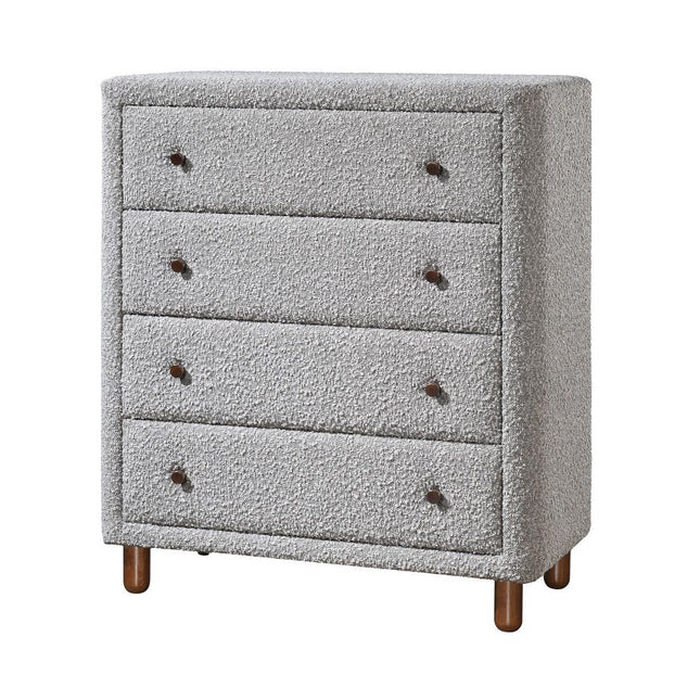 Cleo - Chest - Gray Boucle - Tony's Home Furnishings