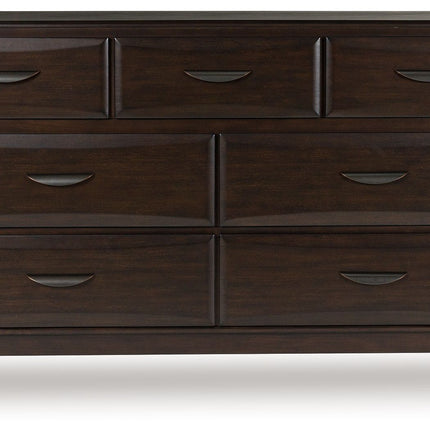 Vanmore - Dark Brown - Dresser Benchcraft® 