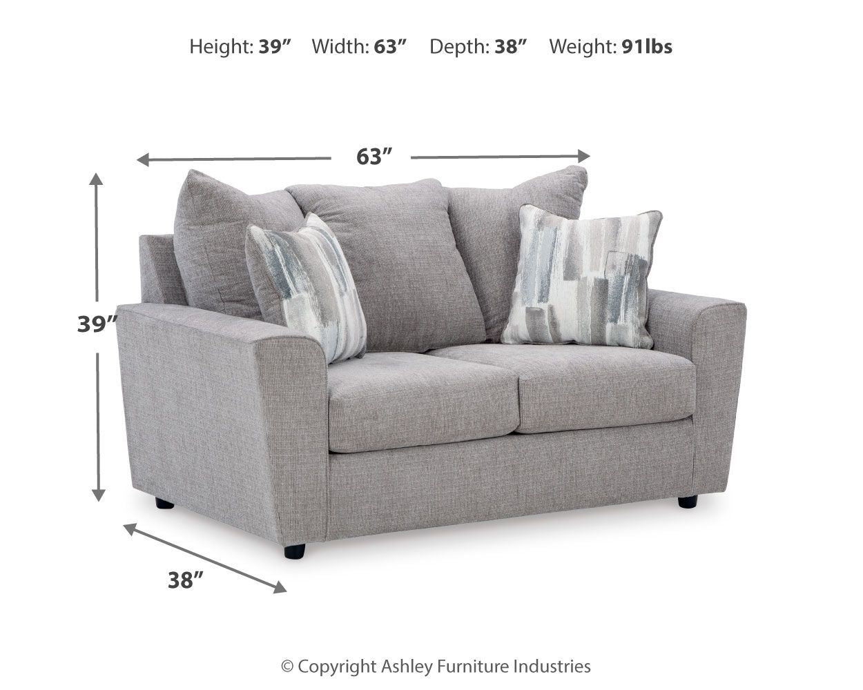Stairatt - Loveseat Signature Design by Ashley® 