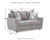 Stairatt - Loveseat Signature Design by Ashley® 