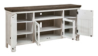 Thumbnail for Havalance - Brown / Beige - Extra Large TV Stand - 4 Doors - Tony's Home Furnishings