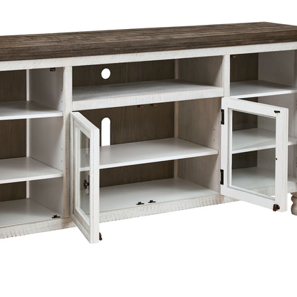 Havalance - Brown / Beige - Extra Large TV Stand - 4 Doors Signature Design by Ashley® 