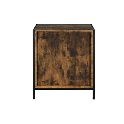 Juvanth - Nightstand - Rustic Oak & Black Finish ACME 