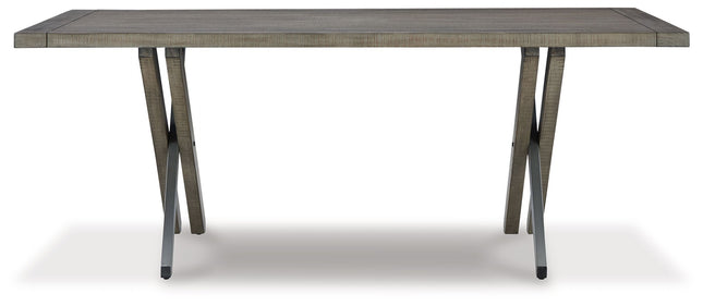 Krystanza - Weathered Gray - Rectangular Dining Room Table Millennium® by Ashley 