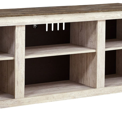 Willowton - TV Stand With Fireplace Option Ashley Furniture 