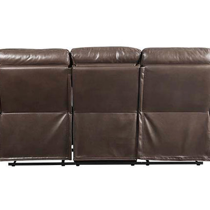 Lydia - Sofa - Brown Leather Aire ACME 