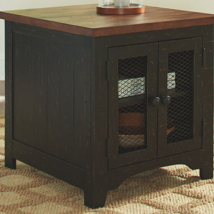 Valebeck - Black / Brown - Rectangular End Table Ashley Furniture 