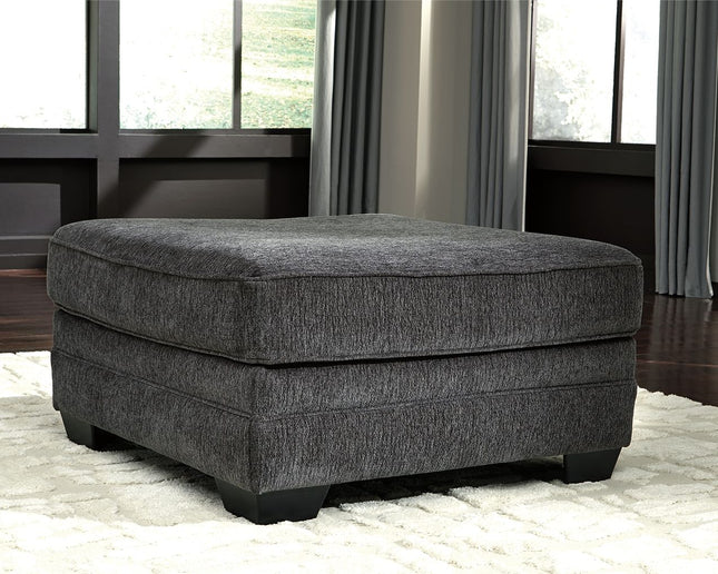 Tracling - Slate - Oversized Accent Ottoman Ashley Furniture 