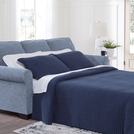 Carissa Manor - Denim - Queen Sofa Sleeper Benchcraft® 