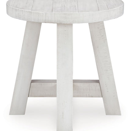 Jallison - Off White - Round End Table Signature Design by Ashley® 