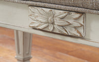 Thumbnail for Realyn - Antique White - Accent Bench - Tony's Home Furnishings