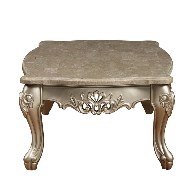 Ranita - Coffee Table - Marble & Champagne ACME 