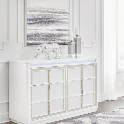 Chalanna - White - Dresser Signature Design by Ashley® 