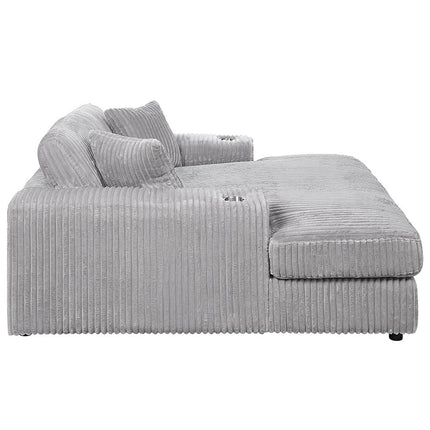 Hilde - Chaise With 2 Pillows ACME 