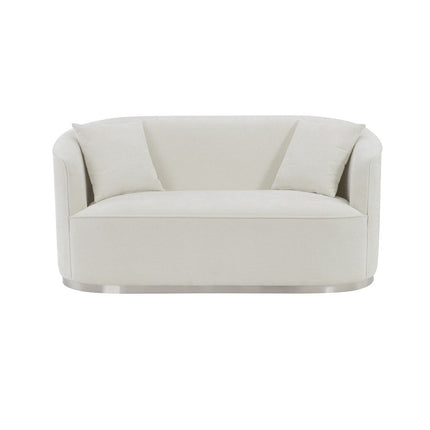 Odette - Loveseat With 2 Pillows - Beige ACME 