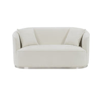 Odette - Loveseat With 2 Pillows - Beige ACME 