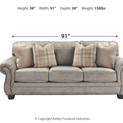 Olsberg - Steel - Sofa Ashley Furniture 