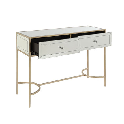 Wisteria - Accent Table - Mirrored & Rose Gold ACME 