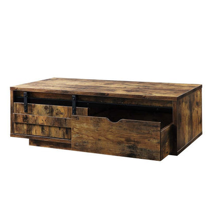 Bellarosa - Coffee Table - Rustic Oak Finish ACME 