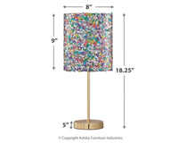 Thumbnail for Maddy - Purple - Metal Table Lamp - Tony's Home Furnishings