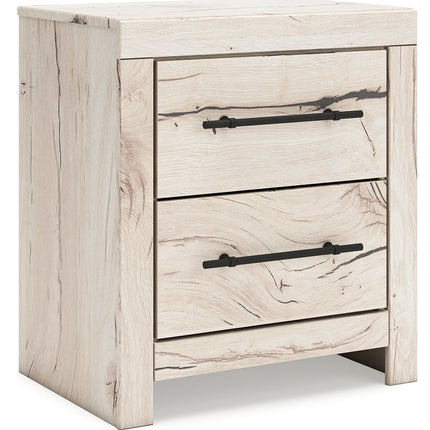 Lawroy - Light Natural - Two Drawer Night Stand - Tony's Home Furnishings