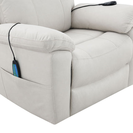 Chriki - Power Recliner With Lift & Heating & Massage - Beige Fabric ACME 