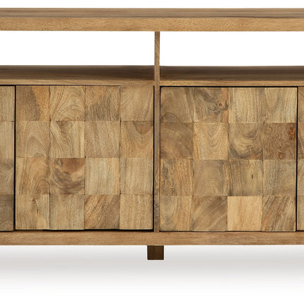 Hudwick - Natural Brown - Accent Cabinet Signature Design by Ashley® 