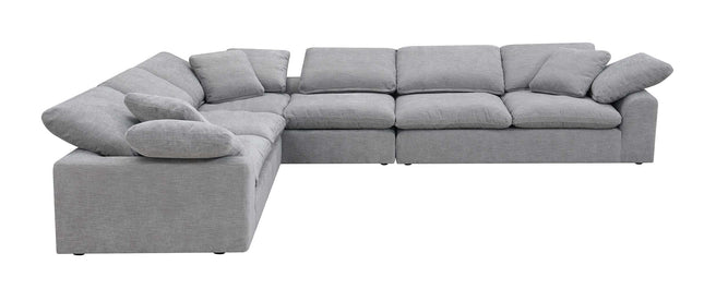 Naveen - Sectional Sofa - Gray Linen ACME 