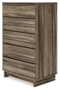 Thumbnail for Shallifer - Brown - Five Drawer Chest - Tony's Home Furnishings