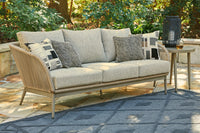 Thumbnail for Swiss Valley - Beige - Sofa With Cushion - Tony's Home Furnishings