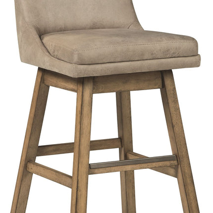 Tallenger - Swivel Barstool (Set of 2) Signature Design by Ashley® 