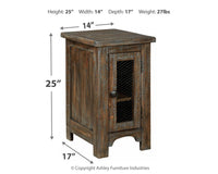 Thumbnail for Danell - Brown - Chair Side End Table - Tony's Home Furnishings
