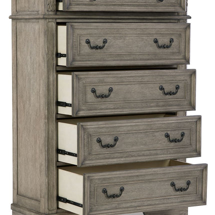 Lodenbay - Antique Gray - Five Drawer Chest Signature Design by Ashley® 