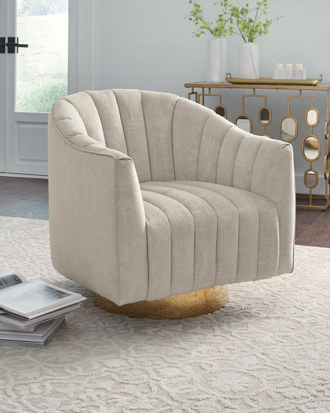 Penzlin - Pearl - Swivel Accent Chair Ashley Furniture 