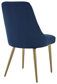 Thumbnail for Wynora - Blue - Dining Uph Side Chair (Set of 2) - Tony's Home Furnishings