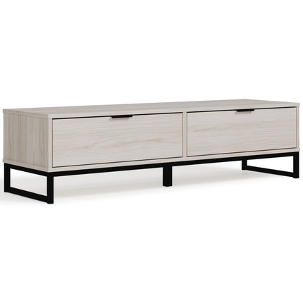 Socalle - Light Natural - Storage Bench Ashley Furniture 