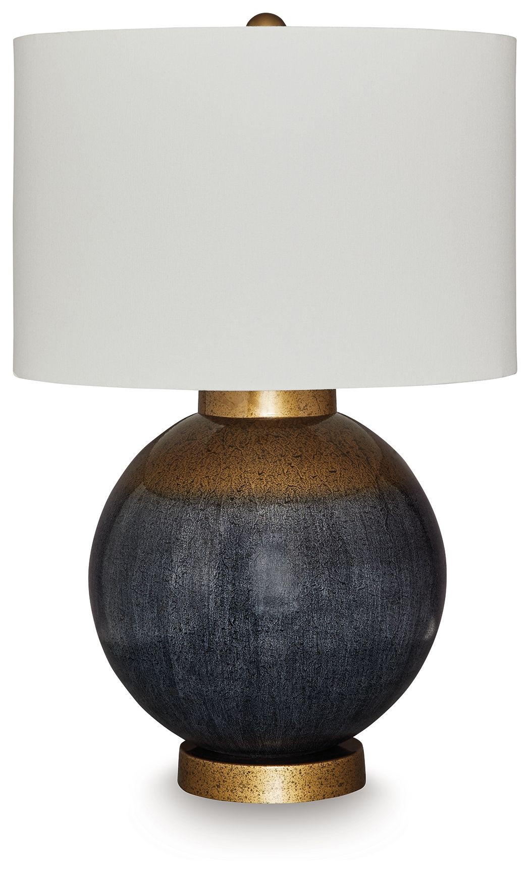 Adara - Blue / Gold Finish - Metal Table Lamp Signature Design by Ashley® 