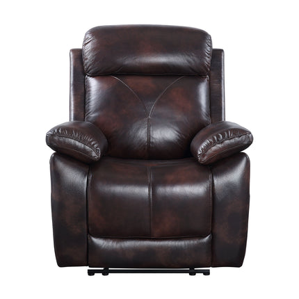 Perfiel - Recliner - 2 Tone Dark Brown Top Grain Leather ACME 