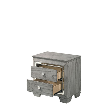 Antares - Nightstand - Light Gray Oak ACME 