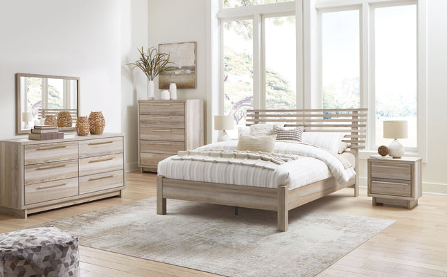 Hasbrick - Slat Panel Bedroom Set - Tony's Home Furnishings