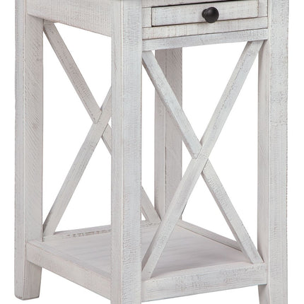 Adalane - White / Gray - Accent Table Ashley Furniture 