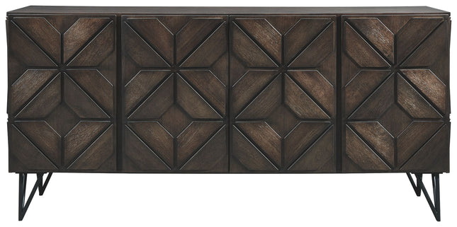 Chasinfield - Dark Brown - Extra Large TV Stand Ashley Furniture 