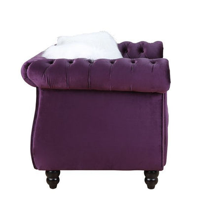 Thotton - Loveseat - Purple Velvet ACME 