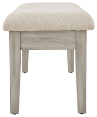Thumbnail for Parellen - Beige / Gray - Upholstered Storage Bench - Tony's Home Furnishings