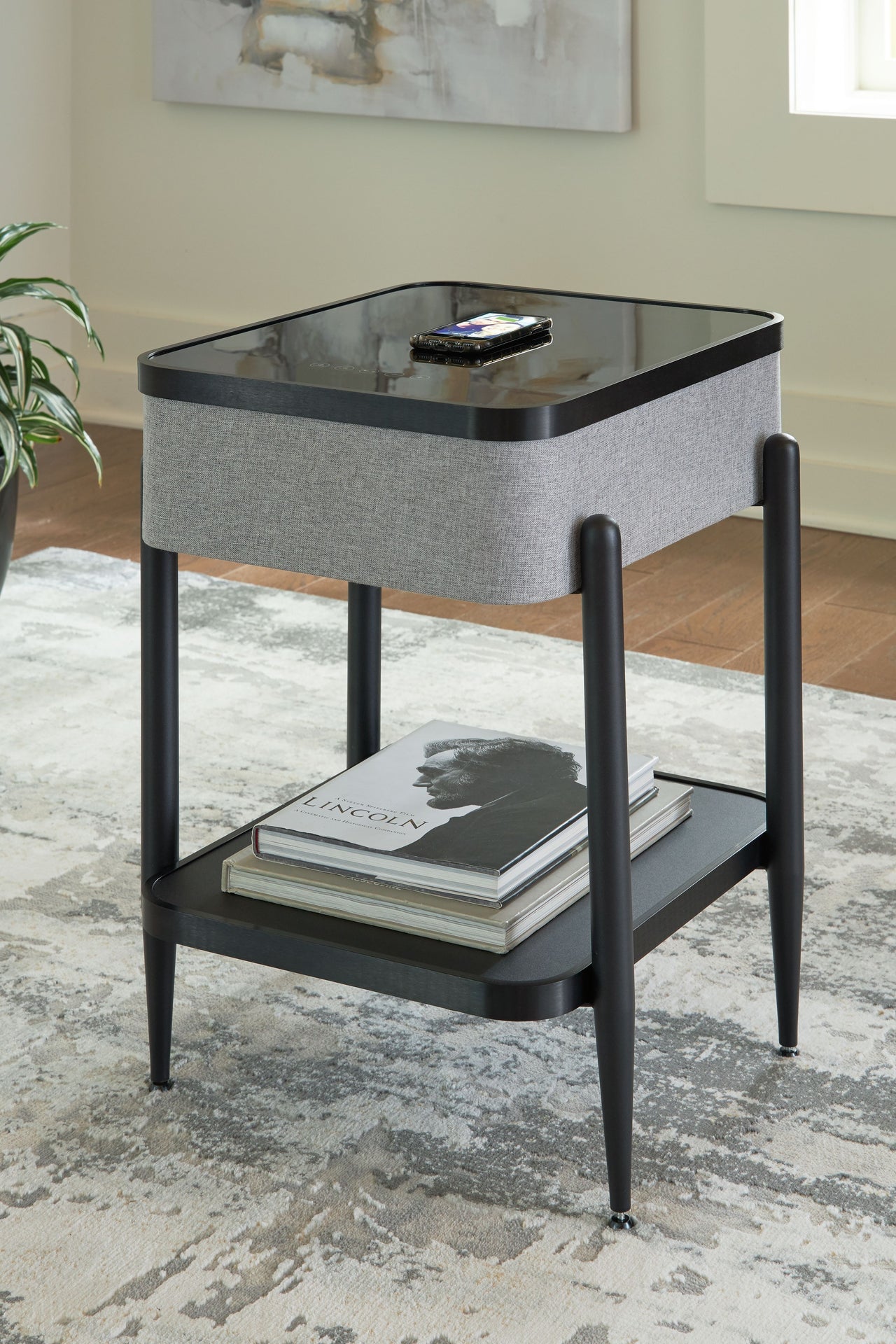 Jorvalee - Gray / Black - Accent Table - Tony's Home Furnishings