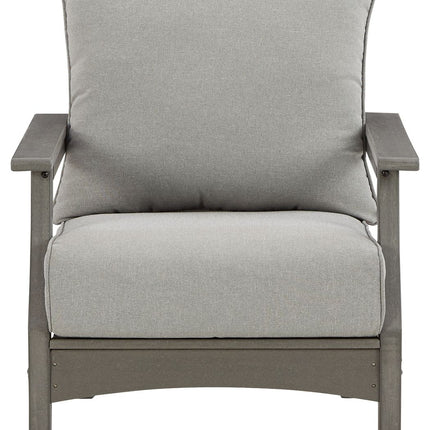 Visola - Gray - Lounge Chair W/Cushion (Set of 2) Signature Design by Ashley® 